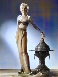 Lili-St.-Cyr-Harem-Girl-w-Incense-Burner.-PublicityPromo-Photo-Pin-Up-1950s (1)
