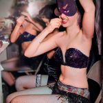 Backstage-at-the-Follies-preparing-for-the-Black-Cat-performance-