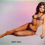 Cristy Dolly burlesque promo card