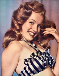 Norma Jean in her bkini