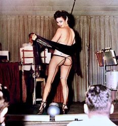 Stripper in a small club